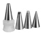 2015 New Hot Sugarcraft DIY Stainless Steel Tool Decorating Pen Pastry Icing Piping Bag Nozzles Tips Fondant Cake