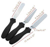 3Pcs/Set Scraper Pastry Angled Blade Spatula Wedding Valentine Baking Cooking Tools Kitchen DIY Cake Cream Spread Decorating