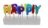 13Pcs Letters  DIY Cake Topper Colorful Decor Candles Baby Child Birthday Candle