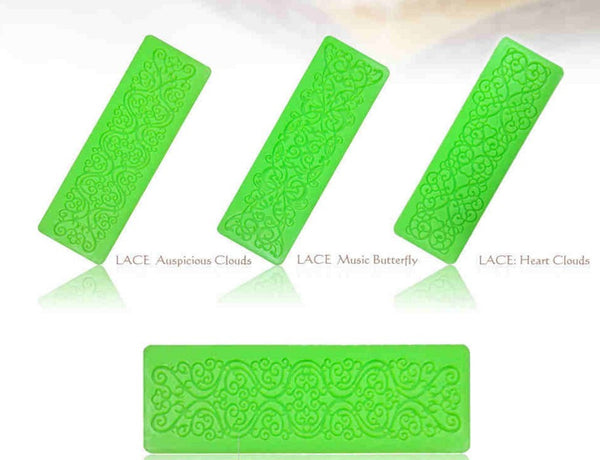 Silicone Fondant Lace Mold Mould Cake Decoration Beautiful flower butterfly shape chocolate candy jello