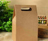 1PC Cookie Packaging Handmade Bakery Packaging Bag Gift Box Kraft Paper Gift Bag for Snack Candy Packaging Bags 10*6*15.5CM
