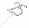 Hot Selling Monogram Wedding Anniversary Birthday Party Decoration Cake Topper Crystal Rhinestone Numbers