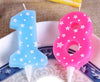 1 Pc birthday cake candle decoration cute Kids party birthday Digital 0-9 star children birthday candles large