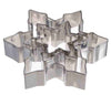  3X Cake  Cookies Pastry Baking Mold Sugarcraft Stainless Fondant Snowflake Cutter