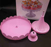 NEW Arrival Green Material Cupcake Cake Stand For Wedding Birthday Party Cake Shop Home Assemble and Disassemble 1 Tier Round